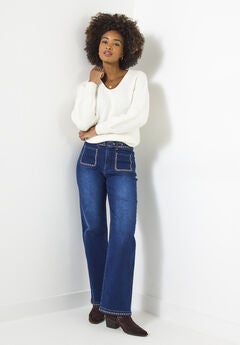 Plus Size Soft Jeans