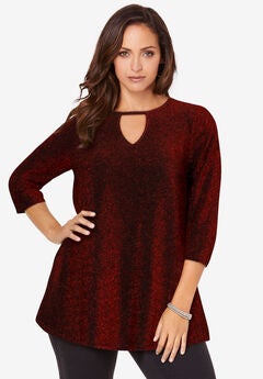 Keyhole Shimmer Tunic