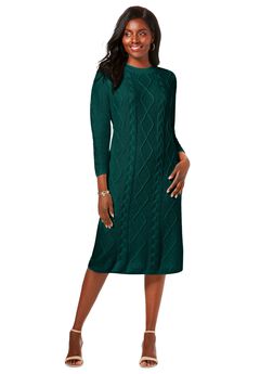Cable Sweater Dress