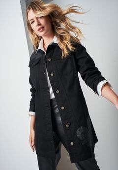 Plus Size Fashionable Black Jackets