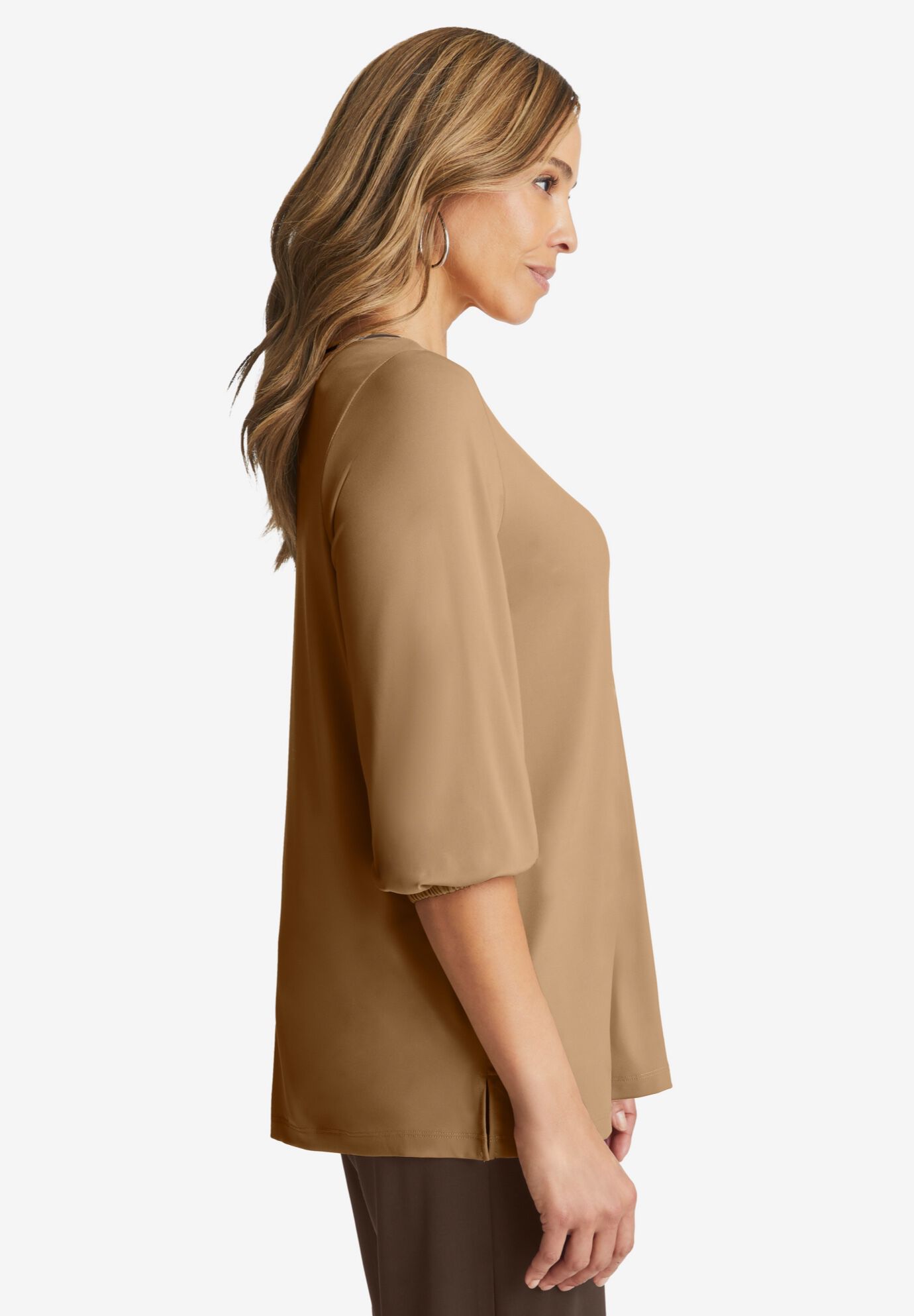 Keyhole Neck Top, , alternate image number 2