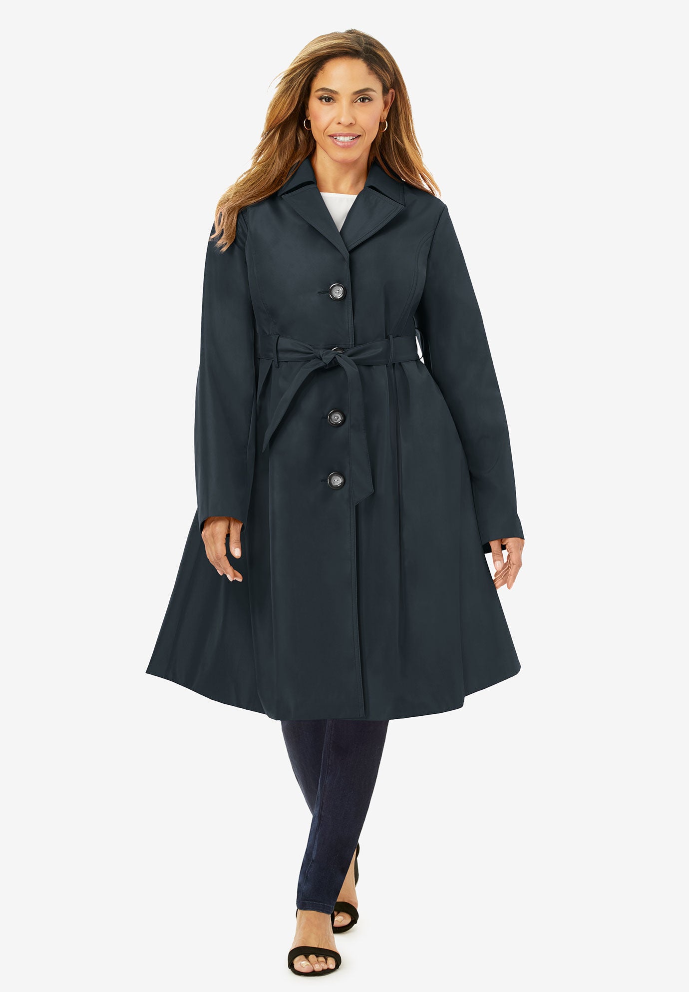 Woman within hotsell trench coat