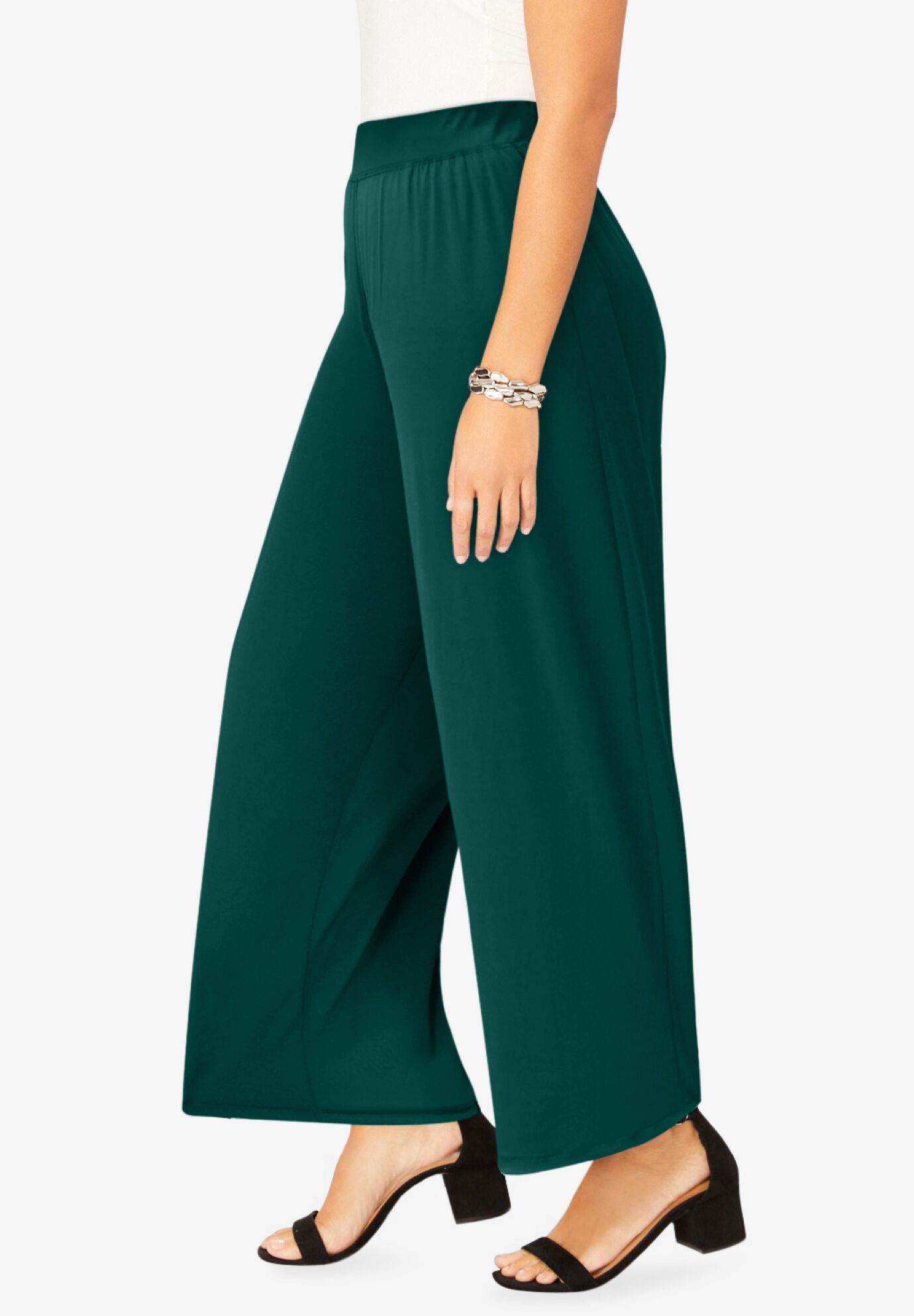 Woman within wide deals leg pants