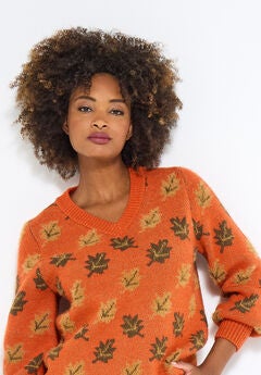 Comfy Leafy Pullover