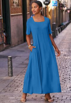 Square Neck Maxi Dress