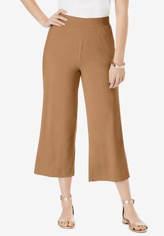 Plus Size Brown Pants