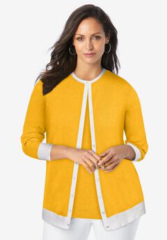 Plus Size Long Sleeves Cardigans