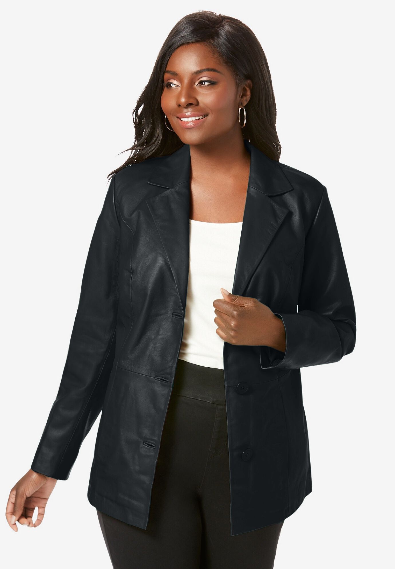 Leather Jackets for Plus Size Women Woman Within