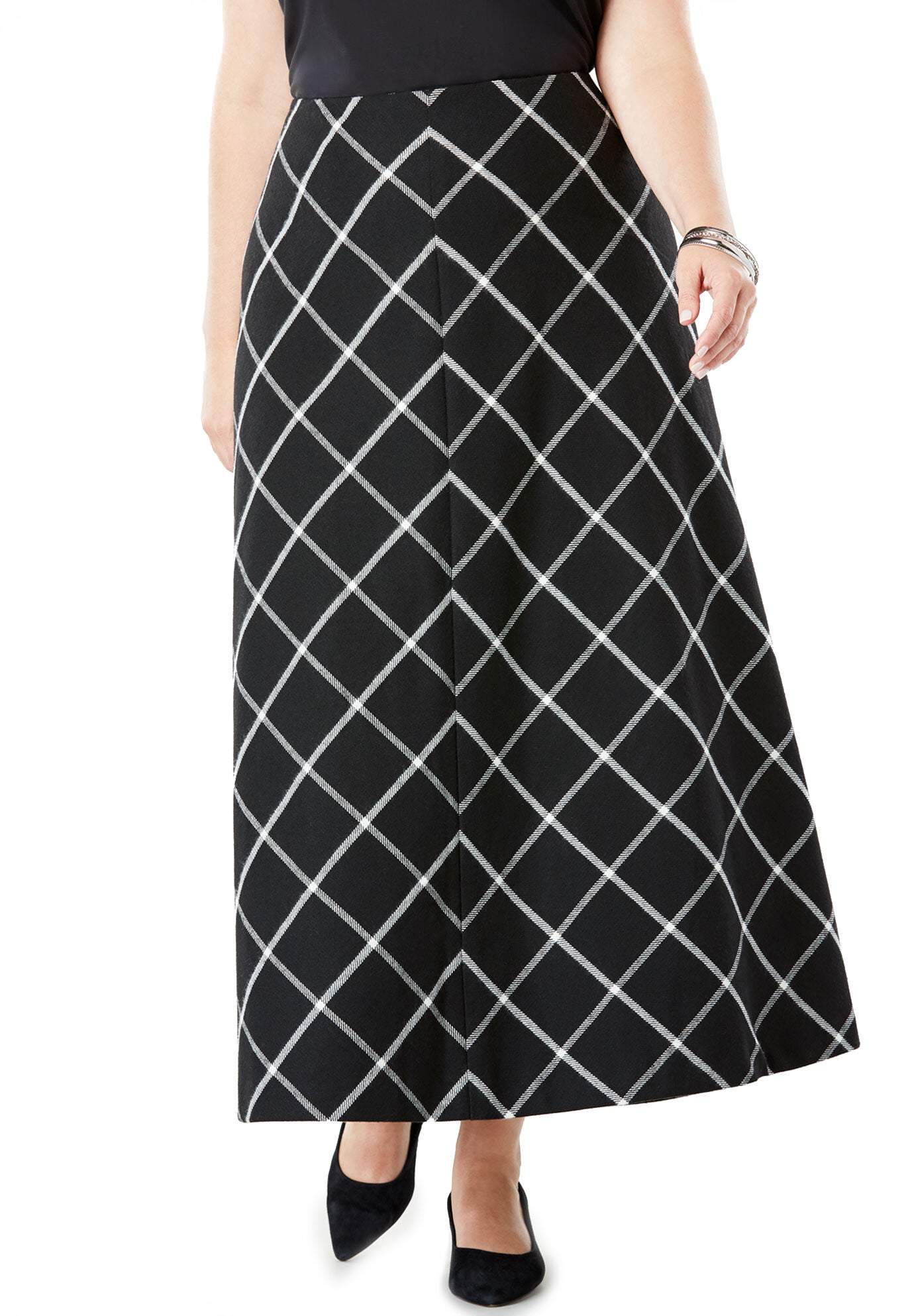 maxi skirt wool