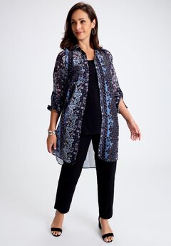 Sheer Georgette Mega Tunic