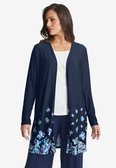 Everyday Stretch Knit Open Front Cardigan