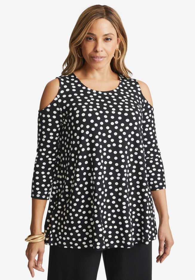 Cold Shoulder Tunic, , alternate image number 4