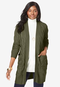 Cable Duster Sweater