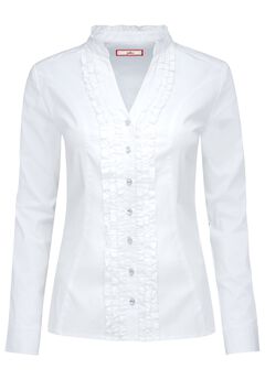 Cotton Ruffle Shirt
