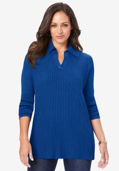 Plus Size Cotton Sweaters