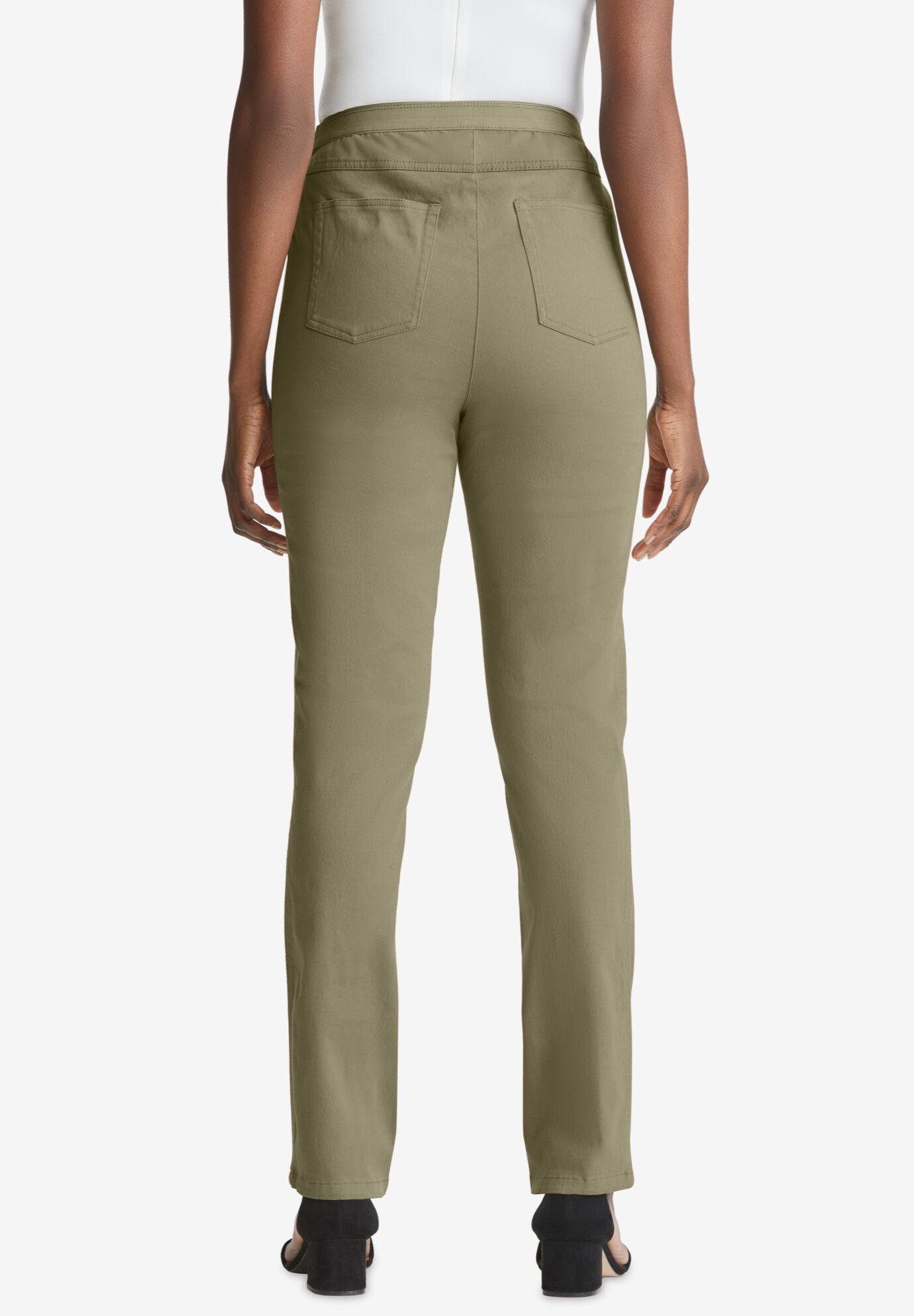 Straight Leg Stretch Denim Jeggings 