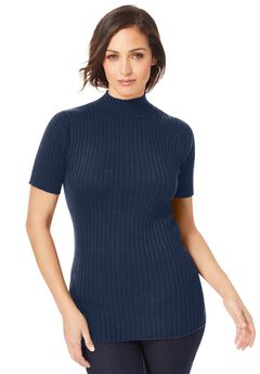 Rib Mockneck Sweater