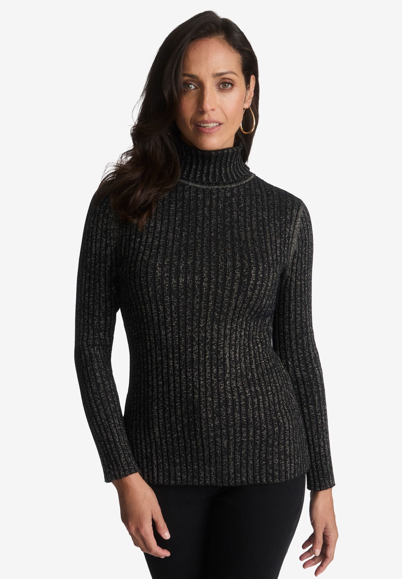 Gold Label Drapey Tencel Tucked Sweater main image 0