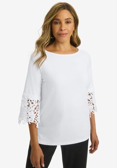 Lace Applique Top