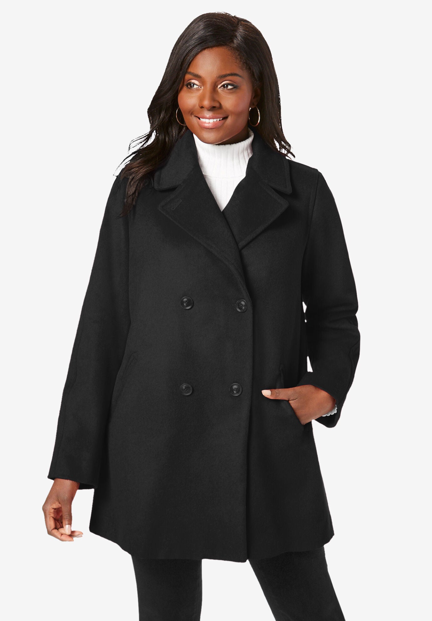 Woman within clearance coats on sale