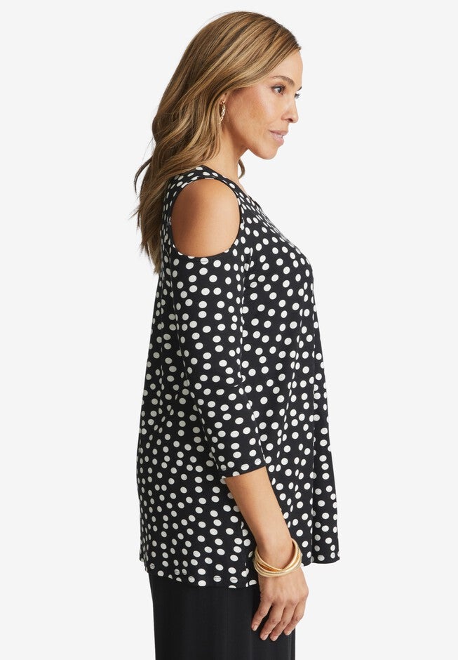 Cold Shoulder Tunic, , alternate image number 2