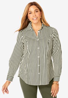 Wrinkle-Free Stretch Poplin Shirt