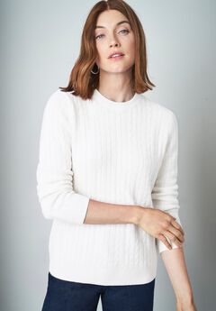 Plus Size Winter White Sweaters