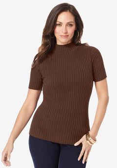Rib Mockneck Sweater