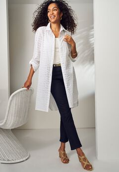 Plus Size Collared Tunics