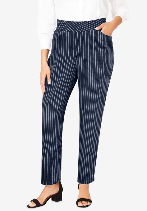 Comfort Waistband Straight Leg Jean, , alternate image number null