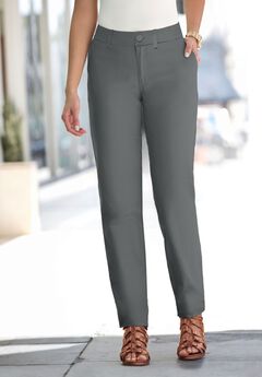 Stretch Cotton Chino Straight Leg Pant