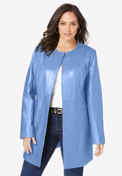Three-Quarter Leather Jacket