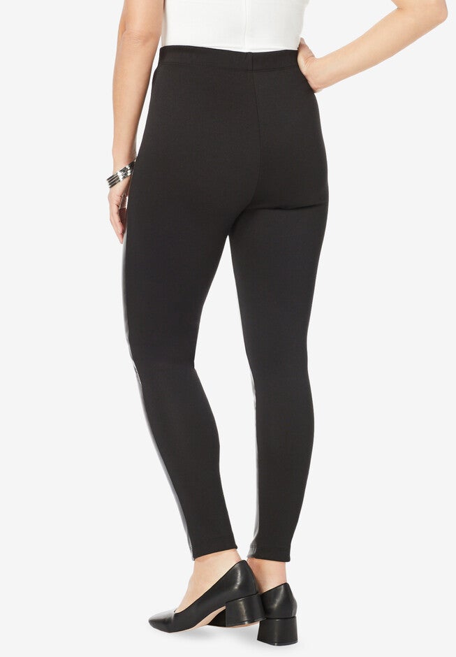 Faux Leather Leggings, , on-hover image number 1