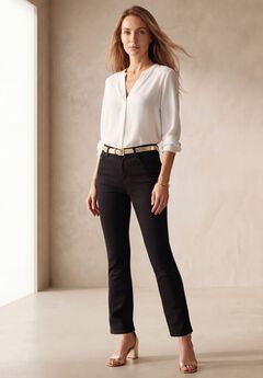 Plus Size Straight Leg Colored Jeans