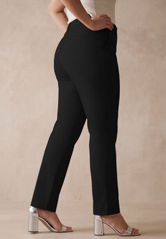 Comfort Waist Stretch Denim Straight-Leg Jean