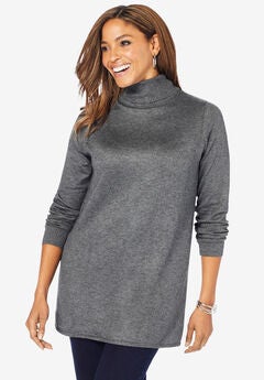Cotton Cashmere Turtleneck
