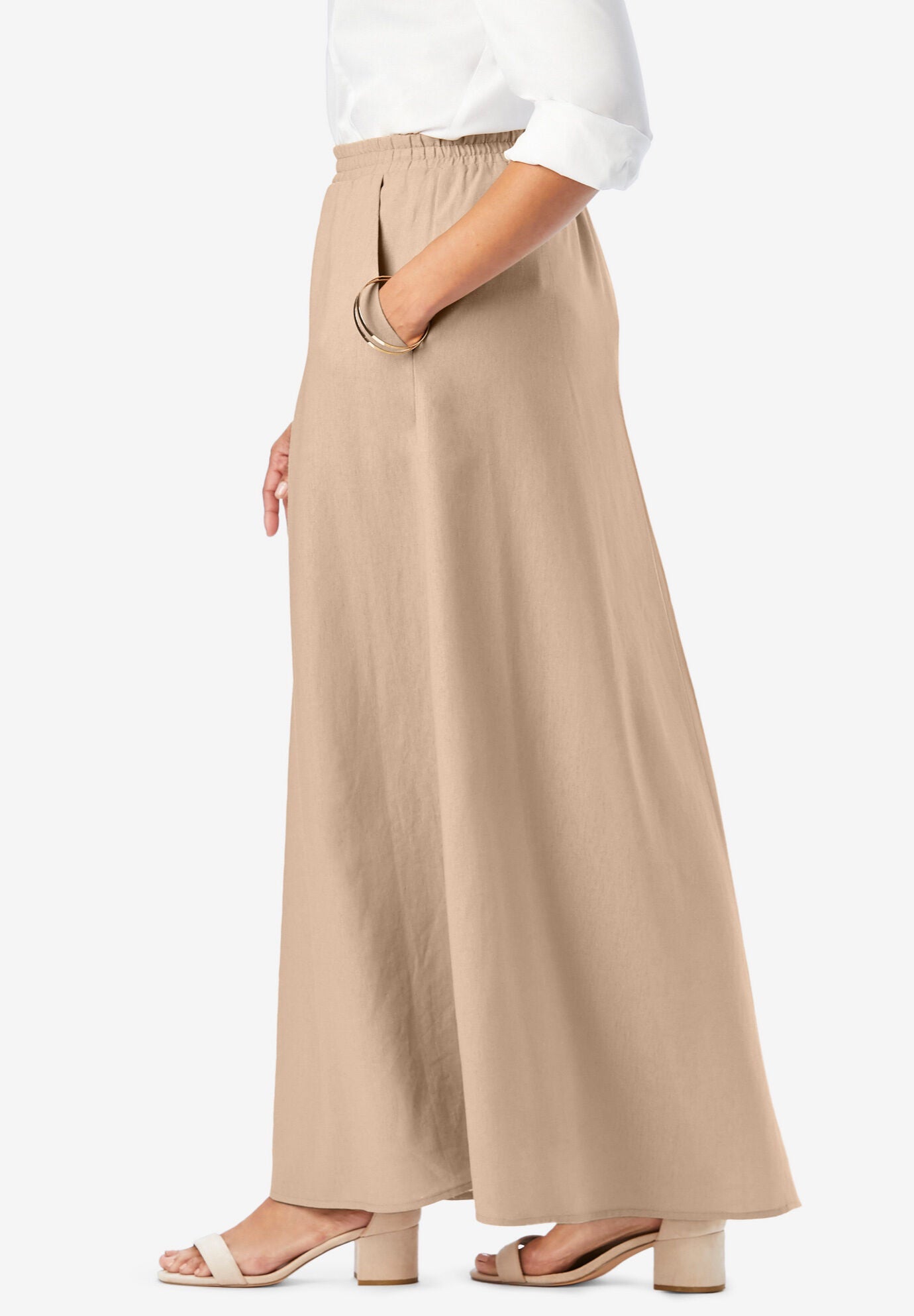 Flowy maxi skirt little recognized words