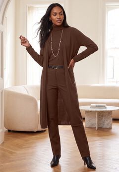 Cotton Cashmere Duster Sweater