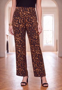 Everyday Stretch Knit Wide Leg Pant
