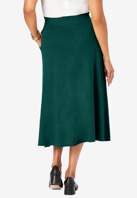 A-Line Cashmere Skirt, , on-hover image number null