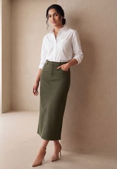 Green Fall Skirt