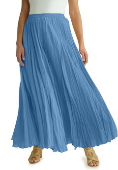 Flowing Crinkled Maxi Skirt