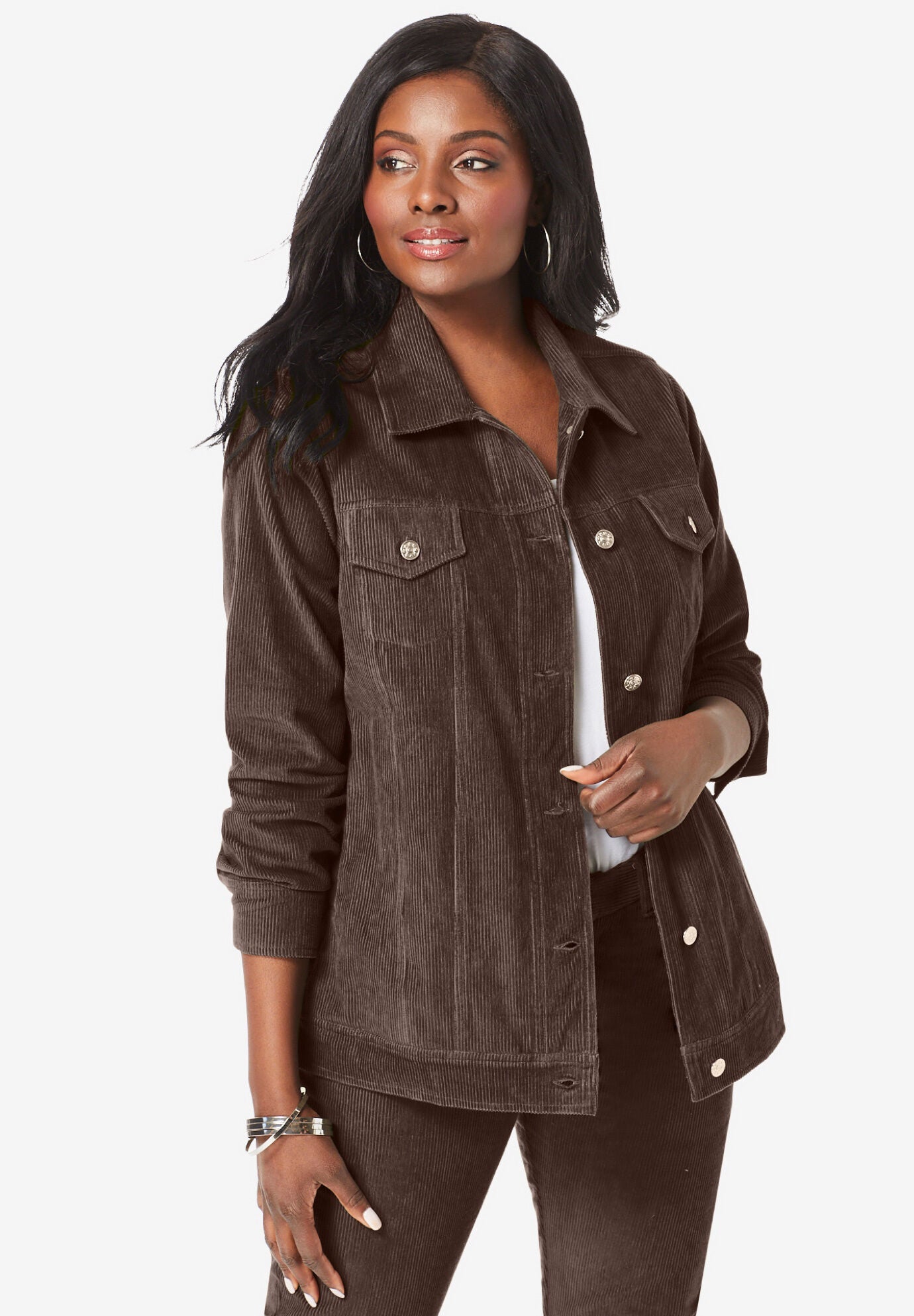 Classic Corduroy Jacket | Woman Within