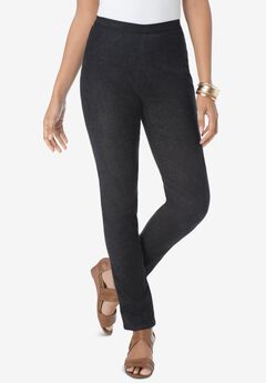 Stretch Denim Straight-Leg Jegging