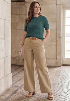 Pullover Pointelle Sweater