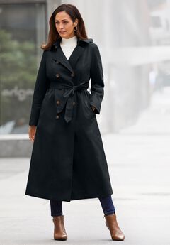 Plus Size Long Black Coats