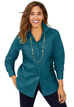 Wrinkle Free Plus Size Shirts For Travel
