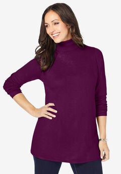 Cotton Cashmere Turtleneck