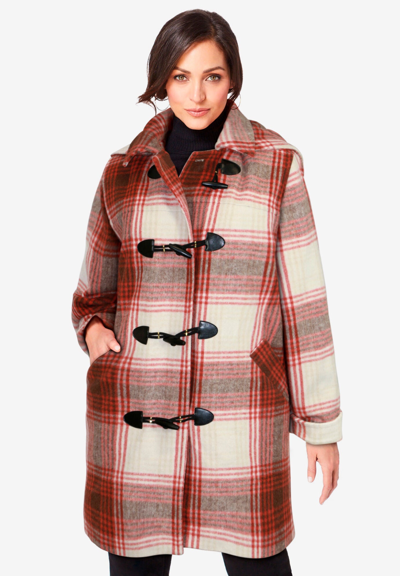 Woman within coat sale online