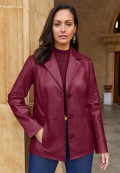 Leather Coats For Plus Size Women